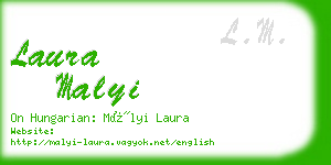 laura malyi business card